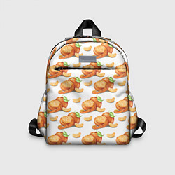 Детский рюкзак Мандаринки - паттерн, цвет: 3D-принт