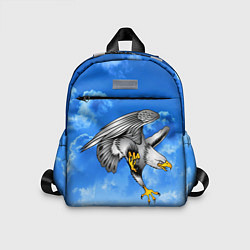 Детский рюкзак Орел в облаках разглядел добычу, цвет: 3D-принт