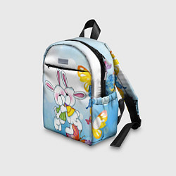 Детский рюкзак Зайки и бабочки, цвет: 3D-принт — фото 2