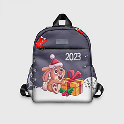 Детский рюкзак Зайка с новогодним подарком