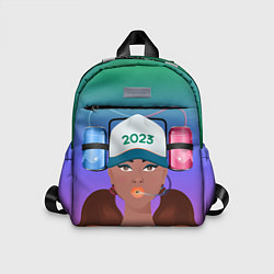 Детский рюкзак Девушка фанатик, цвет: 3D-принт