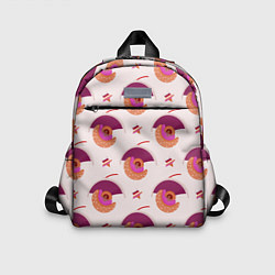 Детский рюкзак Абстрактный полукруг и разноцветная звезда, цвет: 3D-принт