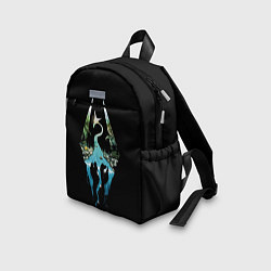 Детский рюкзак Логотип Скайрим, цвет: 3D-принт — фото 2