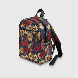 Детский рюкзак Эффект цветочной вышивки, цвет: 3D-принт — фото 2