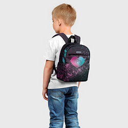 Детский рюкзак Микс сердец, цвет: 3D-принт — фото 2