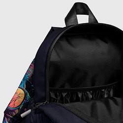 Детский рюкзак Кот неоновый, цвет: 3D-принт — фото 2