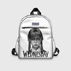 Детский рюкзак Уэнсдэй Аддамс - Wednesday, цвет: 3D-принт