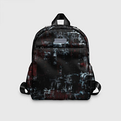 Детский рюкзак Пересечение разноцветных полос, цвет: 3D-принт