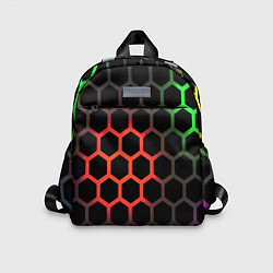 Детский рюкзак Gradient hexagon genshin