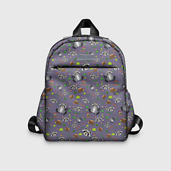 Детский рюкзак Енотики паттерн, цвет: 3D-принт