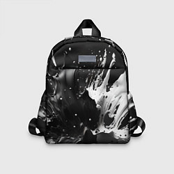 Детский рюкзак Брызги красок - белая и черная