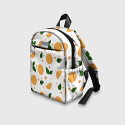 Детский рюкзак Апельсины с листьями, цвет: 3D-принт — фото 2