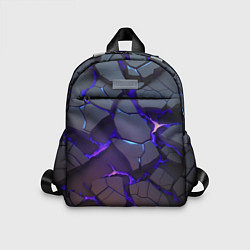 Детский рюкзак Светящаяся неоновая лава, цвет: 3D-принт