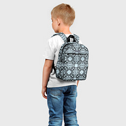 Детский рюкзак Трилистник орнамент в круге, цвет: 3D-принт — фото 2
