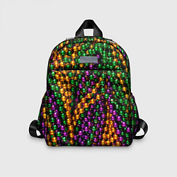 Детский рюкзак Разноцветные буссы, цвет: 3D-принт