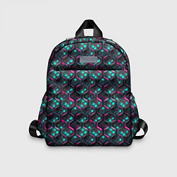 Детский рюкзак Неоновая кольчуга, цвет: 3D-принт