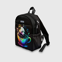 Детский рюкзак Панда в кружке, цвет: 3D-принт — фото 2