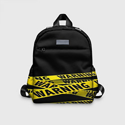 Детский рюкзак Предупреждающая лента, цвет: 3D-принт