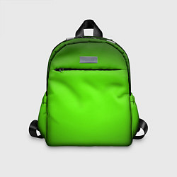Детский рюкзак Кислотный зеленый с градиентом