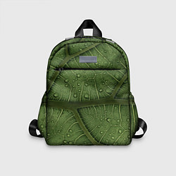 Детский рюкзак Текстура зелёной листы