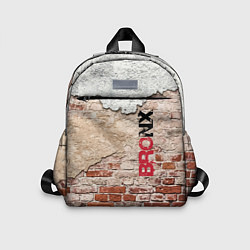 Детский рюкзак Старая кирпичная стена - Бронкс, цвет: 3D-принт