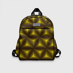 Детский рюкзак Желтые треугольники, цвет: 3D-принт