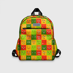 Детский рюкзак Emotional little men, цвет: 3D-принт