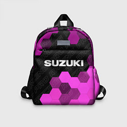 Детский рюкзак Suzuki pro racing: символ сверху, цвет: 3D-принт