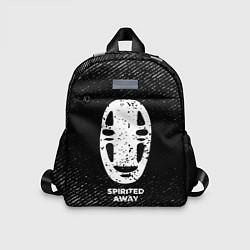 Детский рюкзак Spirited Away с потертостями на темном фоне, цвет: 3D-принт