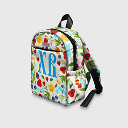 Детский рюкзак ХВ с цветочным узором на Пасху, цвет: 3D-принт — фото 2