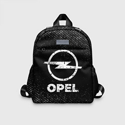 Детский рюкзак Opel с потертостями на темном фоне, цвет: 3D-принт