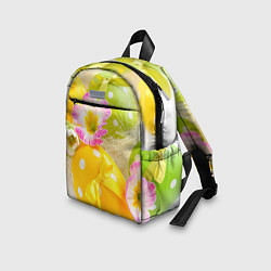 Детский рюкзак Пасхальные яйца и цветы, цвет: 3D-принт — фото 2