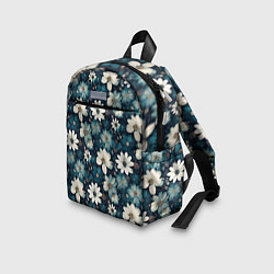 Детский рюкзак Узор из весенних цветочков, цвет: 3D-принт — фото 2