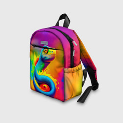 Детский рюкзак Змейка в красках, цвет: 3D-принт — фото 2