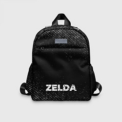 Детский рюкзак Zelda с потертостями на темном фоне, цвет: 3D-принт