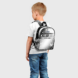 Детский рюкзак Counter Strike 2 glitch на светлом фоне, цвет: 3D-принт — фото 2