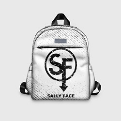 Детский рюкзак Sally Face с потертостями на светлом фоне, цвет: 3D-принт