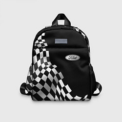 Детский рюкзак Ford racing flag, цвет: 3D-принт