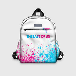 Детский рюкзак The Last Of Us neon gradient style: символ сверху, цвет: 3D-принт