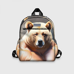 Детский рюкзак Медведь качек, цвет: 3D-принт