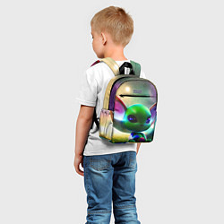 Детский рюкзак Крошка инопланетянин, цвет: 3D-принт — фото 2