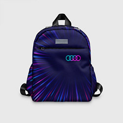 Детский рюкзак Audi neon speed lines, цвет: 3D-принт