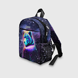 Детский рюкзак Светящийся космический медведь, цвет: 3D-принт — фото 2