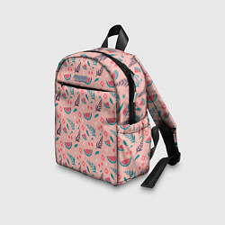Детский рюкзак Летний паттерн с арбузом и вишней, цвет: 3D-принт — фото 2