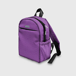 Детский рюкзак Сиреневого цвета с узорами, цвет: 3D-принт — фото 2
