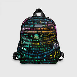 Детский рюкзак Символы психоделика - нейронная сеть, цвет: 3D-принт