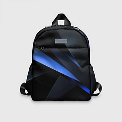 Детский рюкзак Black blue, цвет: 3D-принт