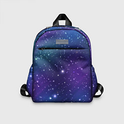 Детский рюкзак Фиолетовая розовая звездная туманность в космосе