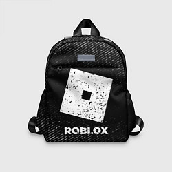 Детский рюкзак Roblox с потертостями на темном фоне, цвет: 3D-принт