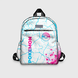 Детский рюкзак Pokemon neon gradient style: надпись, символ